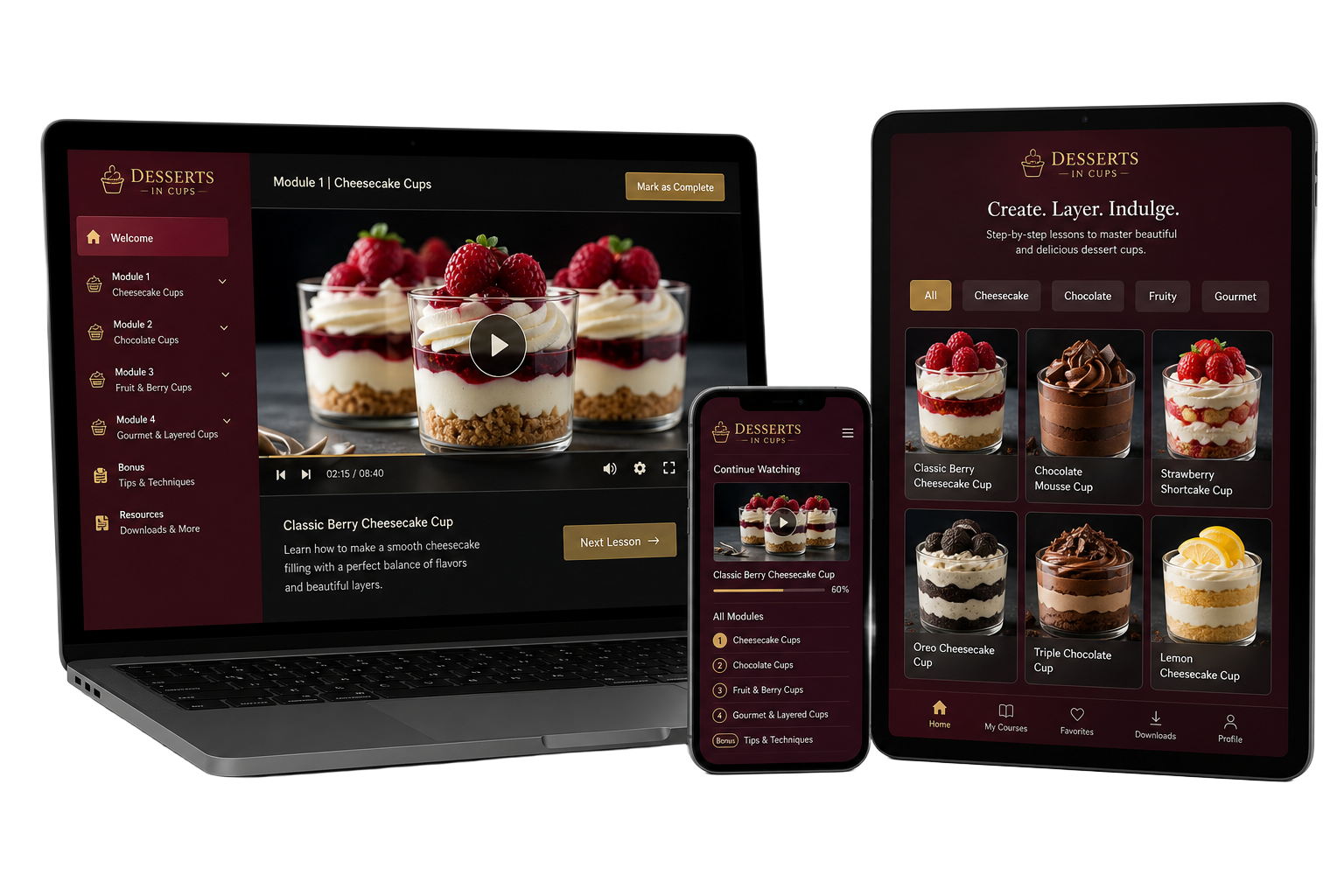 Método Dulce Rentable en laptop, tablet y celular